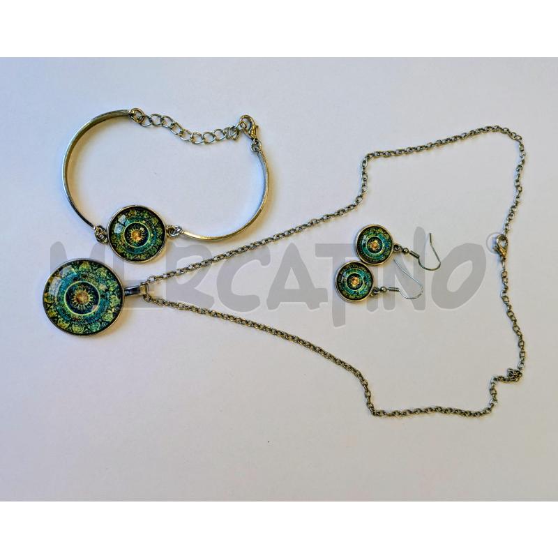 SET COLLANA BRACCIALE ORECCHINI MANDALA | Mercatino dell'Usato Lugagnano di sona 1