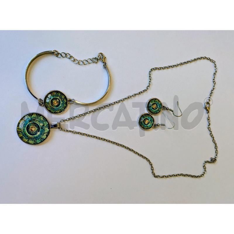 SET COLLANA BRACCIALE ORECCHINI MANDALA | Mercatino dell'Usato Lugagnano di sona 5