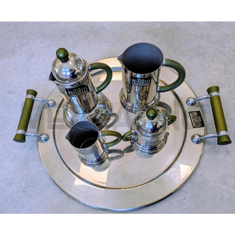 SET DA CAFFÈ PRANDELLI INOX  | Mercatino dell'Usato Lugagnano di sona 1