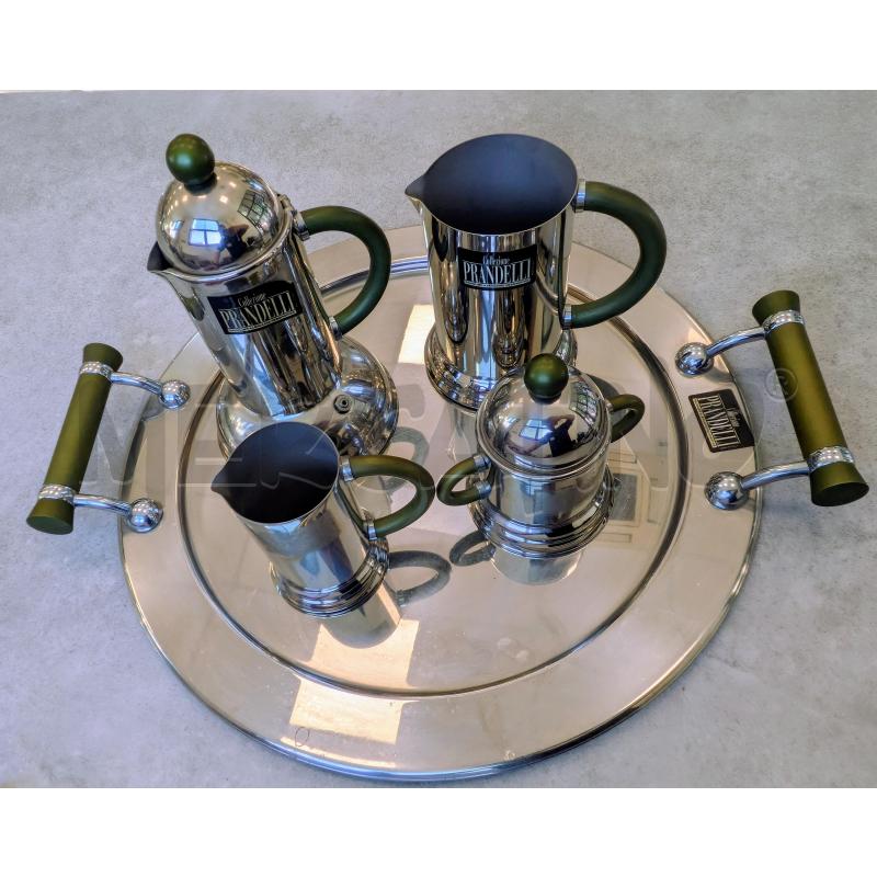 SET DA CAFFÈ PRANDELLI INOX  | Mercatino dell'Usato Lugagnano di sona 2