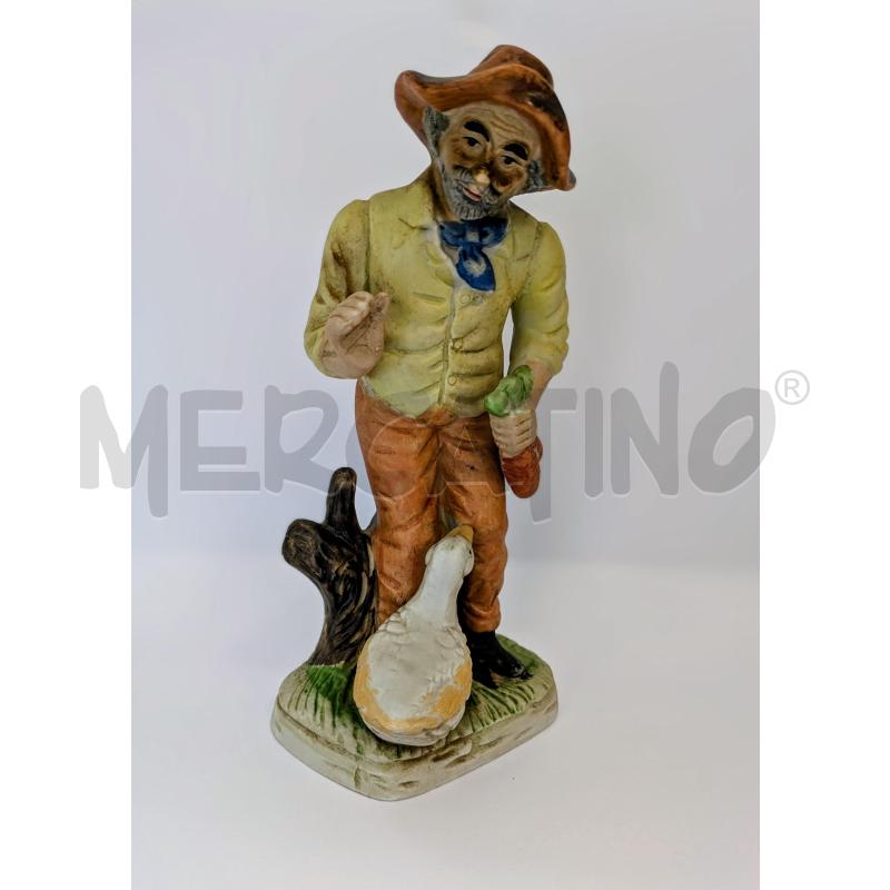 STATUETTA CONTADINO E OCA  | Mercatino dell'Usato Lugagnano di sona 4