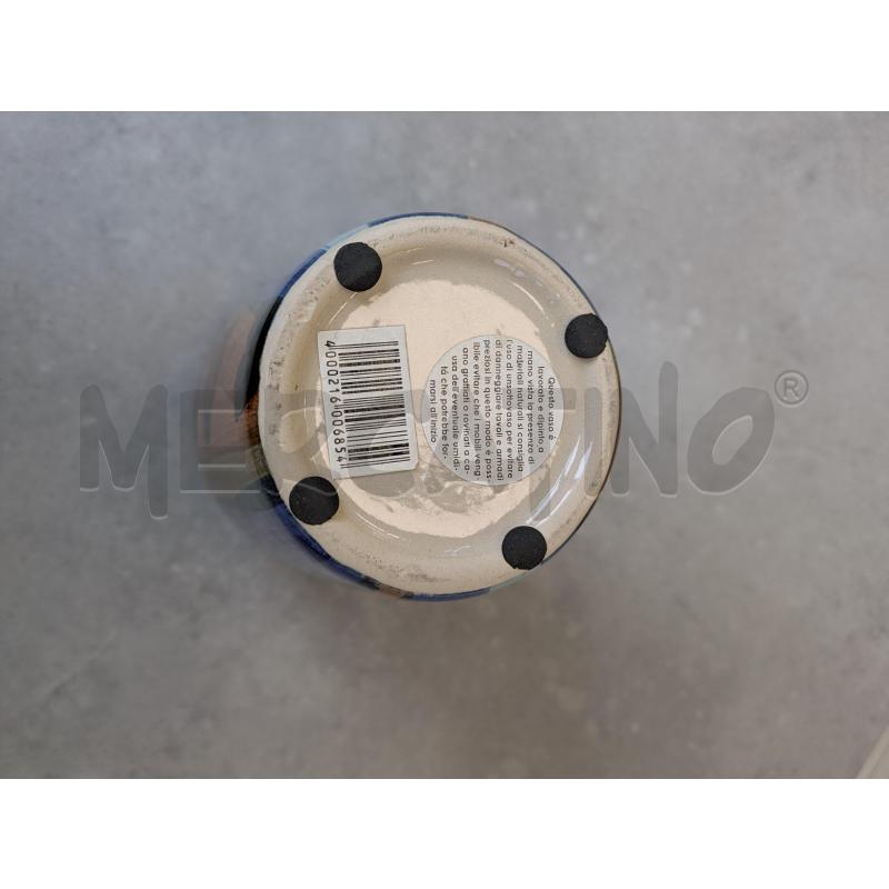 VASO CERAMICA TONI BLU STRISCE ARANC. | Mercatino dell'Usato Lugagnano di sona 5