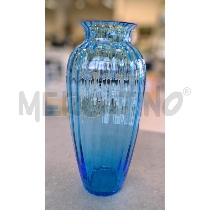VASO IN VETRO MURANO  BLU  | Mercatino dell'Usato Lugagnano di sona 5