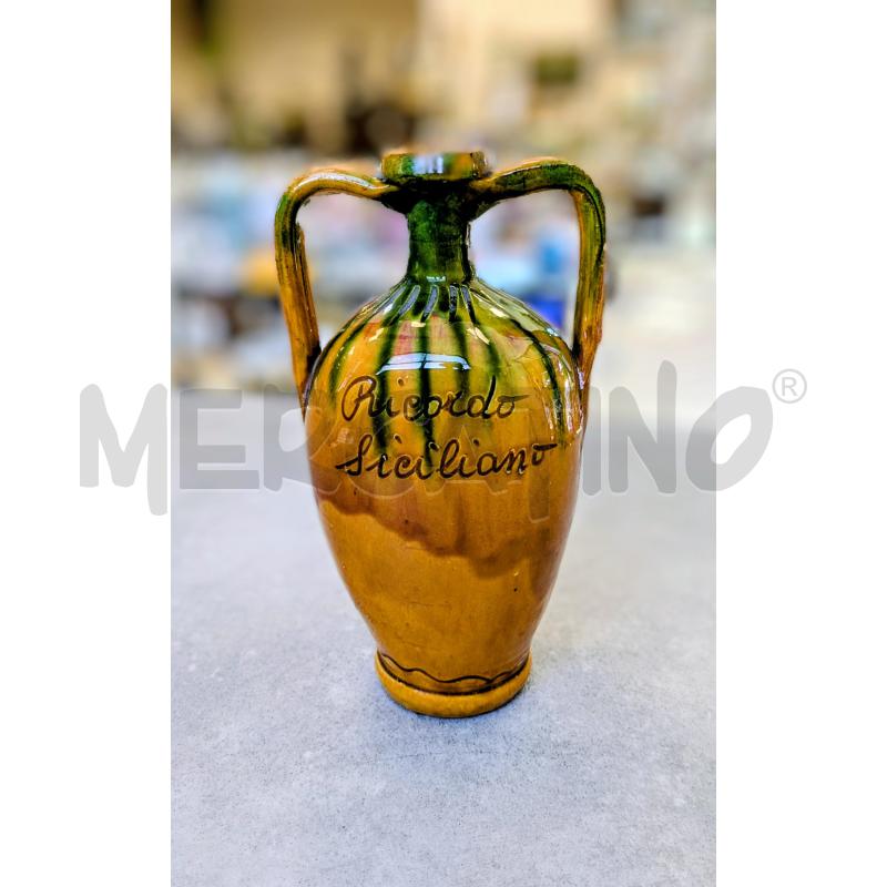 VASO TERRACCOTTA SICILIANO  DIPINTO  | Mercatino dell'Usato Lugagnano di sona 1
