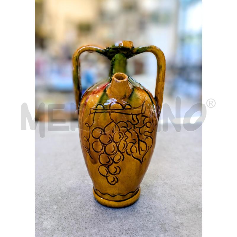 VASO TERRACCOTTA SICILIANO  DIPINTO  | Mercatino dell'Usato Lugagnano di sona 2