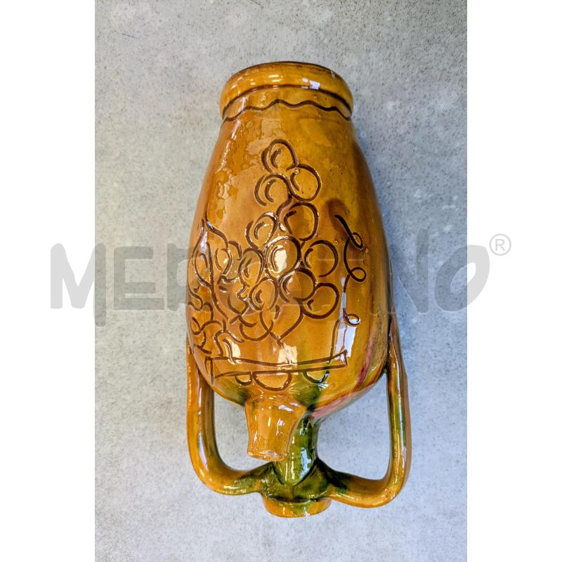 VASO TERRACCOTTA SICILIANO  DIPINTO  | Mercatino dell'Usato Lugagnano di sona 4