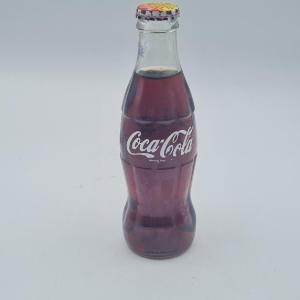 Coca-Cola vintage U.S.A., brocca di vetro verde con bordo di