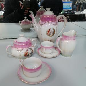 Tazza da tè con piattino decoro Farfalle- Coffee Matic Shop