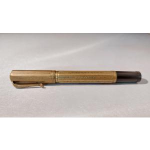 WATERMAN Antica Penna Stilografica RETRATTILE Safety ORO 18kr OLD FOUNTAIN  PEN